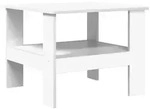 vidaXL Couchtisch Wei&szlig; 57 x 55 x 45 cm Holzwerkstoff