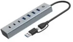 Conceptronic Usb 3.0 Hub - 5Gbps - Usb-C x 3 - Usb-a 4
