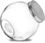 4 Liter Bonbonglas mit Schraubdeckel Transparent inkl. Deckel Rund