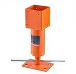 VEVOR Schraubbockpfosten, 4 x 4 Zoll, H&ouml;henbereich 13,2 bis 18,7 Zoll, maximale
