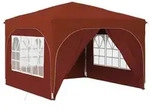 vidaXL Pop-up Partyzelt 290 x 290 x 245 cm Terrakotta