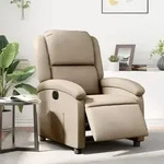 vidaXL Relaxsessel Elektrisch Cappuccino-Braun Kunstleder