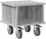 vidaXL TV-St&auml;nder Graues Sonoma 37 x 35 x 35 cm Holzwerkstoff