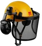 MUSTBAU Sicherheitshelm Schutzhelm Set - EN397 mit Ohrsch&uuml;tzern und Netzvisier...