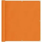 vidaXL Balkonsichtschutz Orange 110 x 200 cm Oxford-Stoff