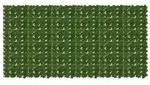 vidaXL Balkonsichtschutz mit Bl&auml;ttern Gr&uuml;n 300 x 150 cm