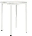 vidaXL Bartisch Wei&szlig; 70 x 70 x 105 cm Massives Kiefernholz