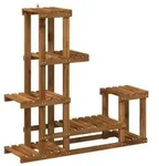 vidaXL Pflanzenst&auml;nder Natur 93,5 x 25 x 91,5 cm Massivholz Akazie