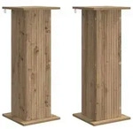vidaXL Pflanzenst&auml;nder 2 pcs Artisan-Eiche 30,5 x 30 x 80,5 cm
