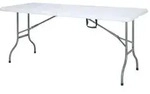 FLOORDIREKT Gartentisch Akita - F&uuml;r Garten, Terrasse & Events - Robust &...