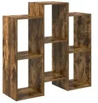 vidaXL Sideboard Ger&auml;ucherte Eiche 90 x 30 x 90 cm