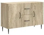 vidaXL Sideboard Sonoma-Eiche 89 x 34,5 x 60 cm Holzwerkstoff