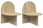 vidaXL Nachttisch 2 pcs Sonoma-Eiche 48 x 49 x 65 cm Holzwerkstoff