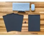 A 4 Notizblock - Set, 3+1 gratis, Luxury 80 Seiten BLAU NEW LAPISLAZULI
