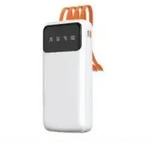 Dudao K6Pro Universal 10000mAh Powerbank mit USB-Kabel, USB Typ C, iPhone Schwarz