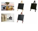 Securit Tisch-Kreidetafel MINI mit Staffelei, schwarz