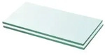 vidaXL Regalb&ouml;den 2 Stk. Glas Transparent 20x30 cm