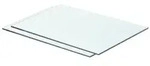 vidaXL Regalb&ouml;den 2 Stk. Glas Transparent 50x30 cm