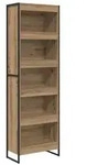 vidaXL B&uuml;cherregal 2 pcs Kunsthandwerk Eiche 60 x 30 x 189,5 cm