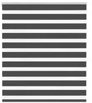 vidaXL Zebrarollo Schwarz 130x100 cm Stoffbreite 125,9 cm Polyester