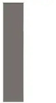 vidaXL Verdunkelungsrollo Grau 40x210 cm Stoffbreite 35,7 cm Polyester