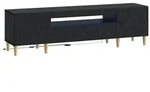 vidaXL LED-TV-Schrank Schwarz Holzwerkstoff