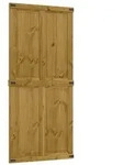 vidaXL Scheunent&uuml;r Corona Honigbraun 100 x 210 cm Massives Kiefernholz