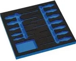 Werkzeugmodul Leereinlage 2/3-Modul 4000 871 288,12-tlg.WERA