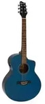 DIMAVERY STW-50 Westerngitarre, blau