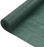 vidaXL Zaunblende Gr&uuml;n 1,5x10 m HDPE 75 g/m2