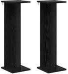 vidaXL Pflanzenst&auml;nder 2 pcs Schwarze Eiche 25 x 25,5 x 80,5 cm