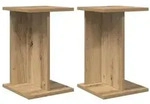 vidaXL Pflanzenst&auml;nder 2 pcs Artisan-Eiche 25 x 25,5 x 40,5 cm