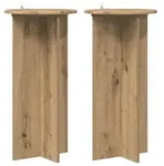 vidaXL Pflanzenst&auml;nder 2 pcs Artisan-Eiche 40 x 40 x 80 cm