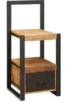 vidaXL Valet Stand 40x40x90 cm Solid Rough Wood Mango
