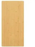 vidaXL Tischplatte 40x80x1,5 cm Bambus