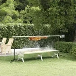 vidaXL Rotisserie-Grill Automatisch Edelstahl