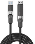 4smarts USB4 HDMI Kabel ComboCord 240W - Kabel - Digital/Display/Video