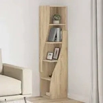 vidaXL Eckschrank Sonoma-Eiche 32x32x140cm Holzwerkstoff