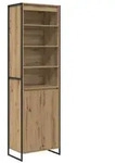 vidaXL Hohe Schr&auml;nke 2 pcs Kunsthandwerk Eiche 60 x 36 x 200 cm