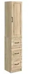 vidaXL Schrankset 2 pcs Sonoma-Eiche 33 x 34,5 x 87 cm Holzwerkstoff