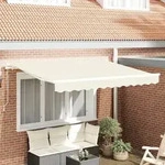 vidaXL Ersatzstoff f&uuml;r Markise f&uuml;r 2,5x2 m Rahmen in Creme