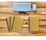 A 5 Notizbuch - Set, 3+1 gratis, Luxury 80 Seiten GOLD GMUND SHIMMER, kariert...