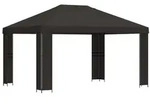 vidaXL Pavillon 4 x 3 m Anthrazit Polyester und Stahl 190