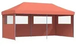 vidaXL Party-Zelt Terrakotta 292 x 580 x 315 cm Oxford-Stoff