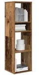vidaXL B&uuml;cherregal Altholz-Optik 34x31x112 cm Holzwerkstoff