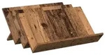 vidaXL Magazinregal mit Regal Altholz 65 x 53 x 28,5 cm Holzwerkstoff