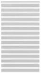 vidaXL Zebrarollo Hellgrau 125x200 cm Stoffbreite 120,9 cm Polyester