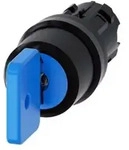 Siemens 3SU10004GL010AA0 3SU1000-4GL01-0AA0 Schl&uuml;sselschalter 2 x 45&deg; IP66,...