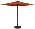 vidaXL Garten-Sonnenschirm 300 x 300 cm Polyester Rechtwinklig