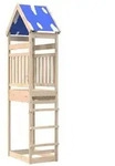 vidaXL Spielturm Braun 52,5 x 85 x 265 cm Massives Kiefernholz